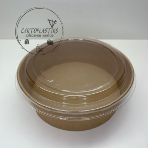 Bowl Bamboo con tapa 1300cc -50un